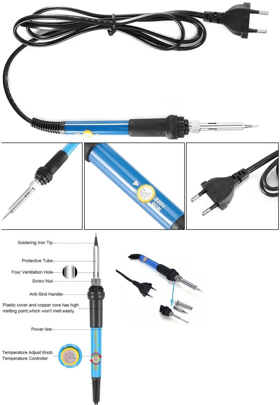 soldador temperatura ajustable 220V-60w